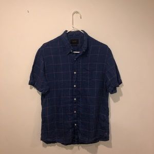 Navy Blue Button Down Shirt for Sale!